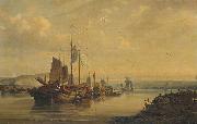 unknow artist, A View of Junks on the Pearl River,